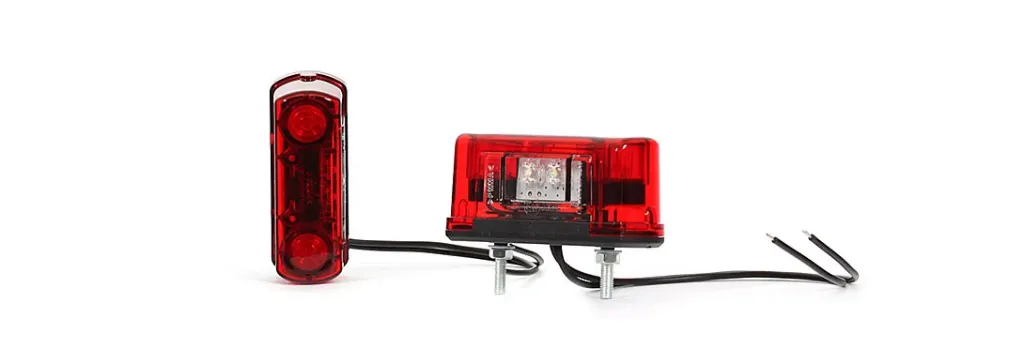 [W53 245] Nummerplaatverlichting rood