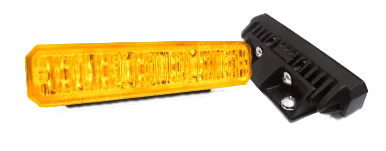 [STARLED6P-OR] Flitser Starled 6P | 6 LEDs | 12-24V | amber
